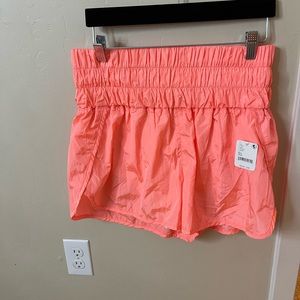 Free People The Way Home Shorts in Papaya